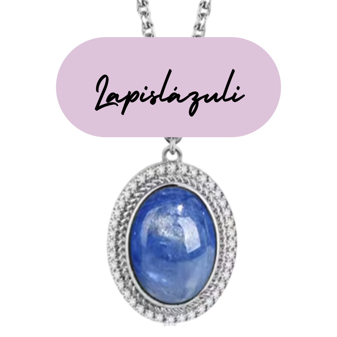 Colgante de Plata - Piedra Natural Lapislázuli