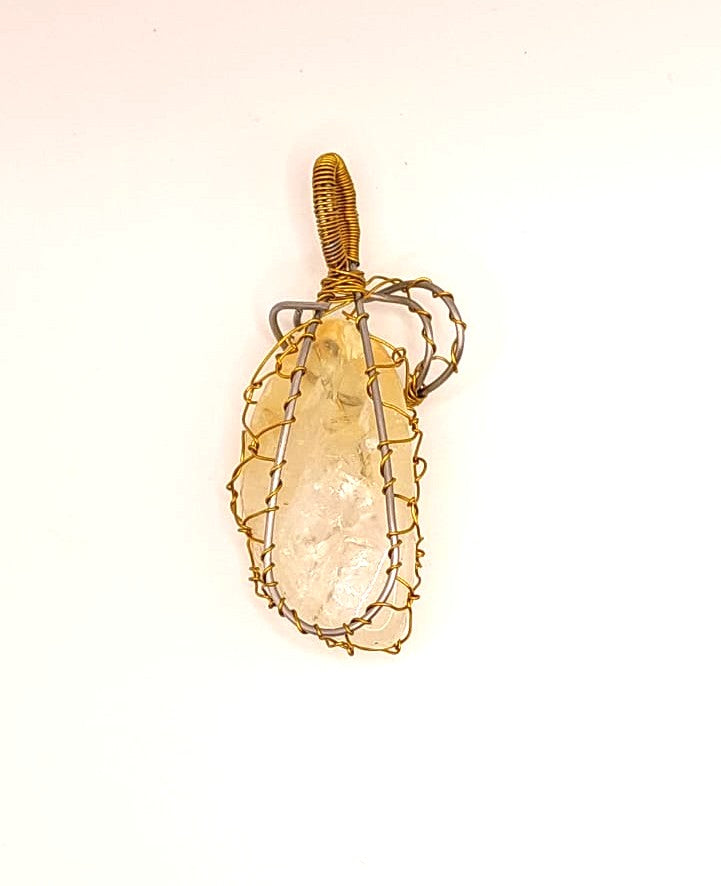 Colgante Único y Artesanal - Citrino