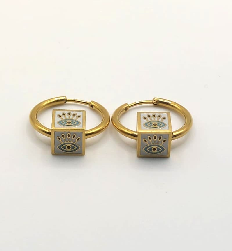 Pendientes Ojo Turco - Aro