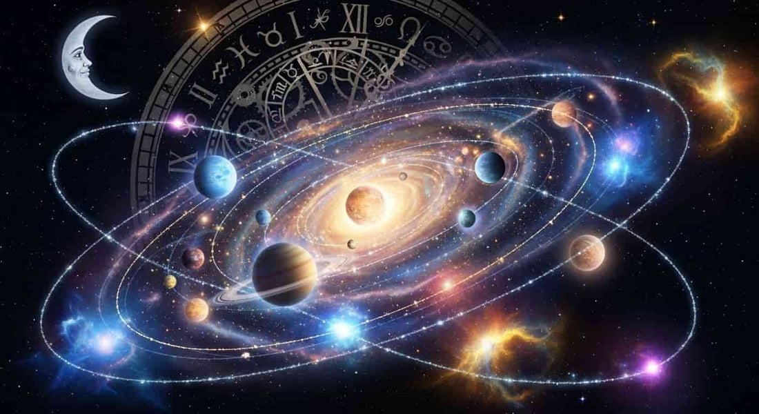 Ciclos del cielo: tránsitos, lunas, eclipses y astrología del tiempo