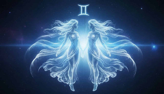 Representación mística del signo del zodiaco de Géminis