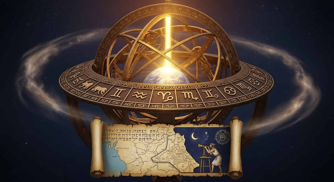 Representación mística del origen del zodiaco