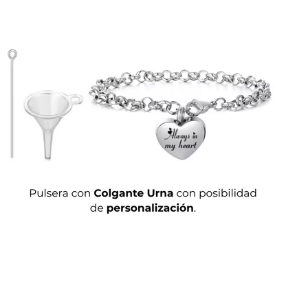 Pulsera Urna de Acero Inoxidable