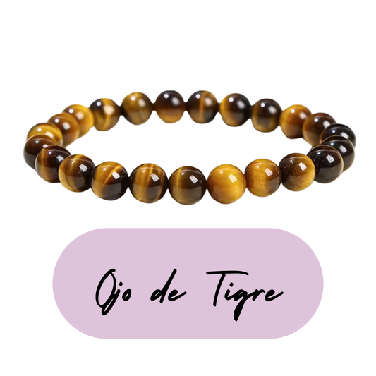 Pulsera de cuentas - Piedras Naturales Ojo de Tigre