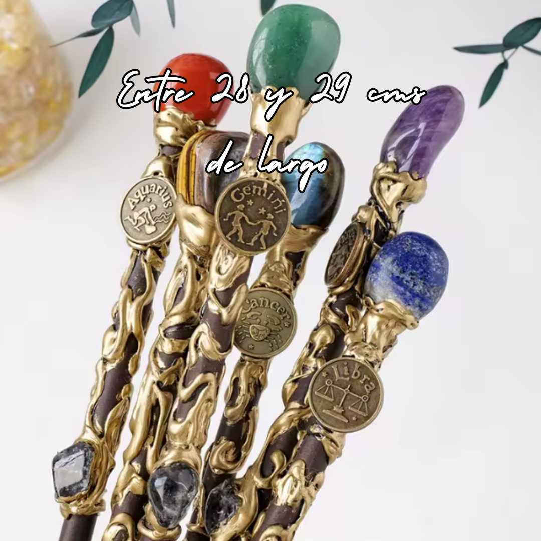 Cetro Mágico de tu SIGNO del Zodiaco - Piedra Natural