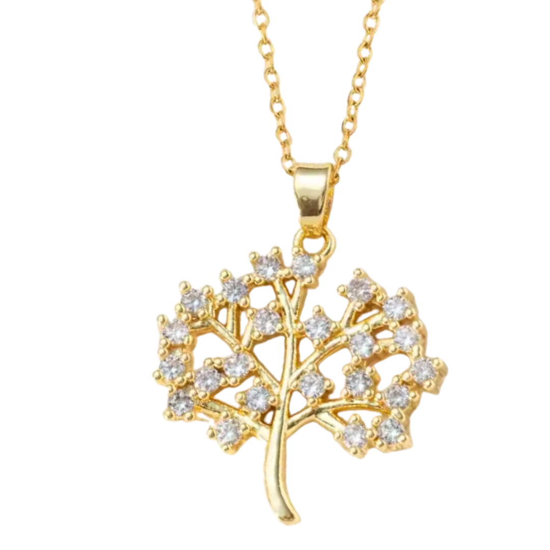 Colgante de Acero Inoxidable con Árbol de la Vida