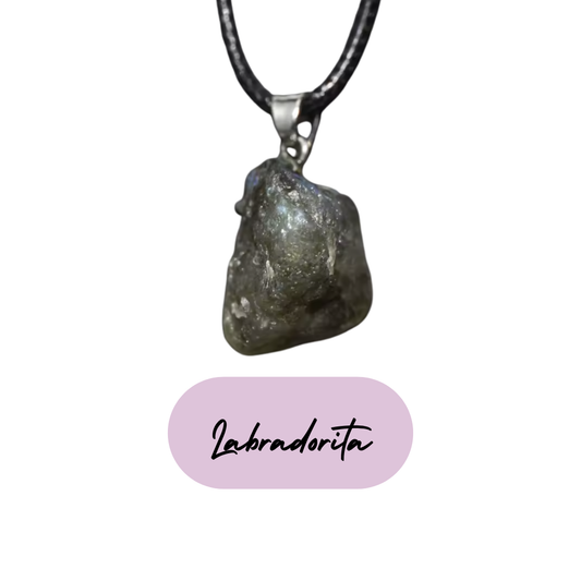 Colgante Energético - Piedra Natural Labradorita