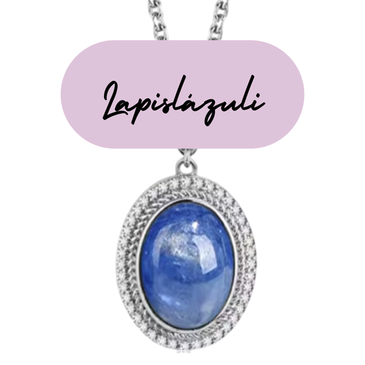 Colgante de Plata - Piedra Natural Lapislázuli