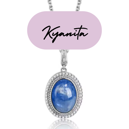 Colgante de Plata - Piedra Natural Kyanite