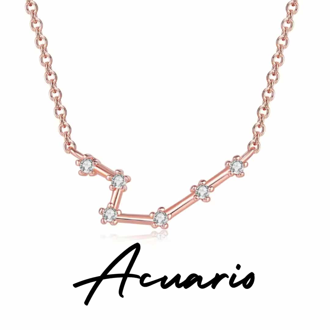 Collar Zodiaco - Constelación Rosa