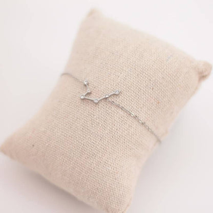 Pulsera Zodiaco - Constelación Dorado y Plateado - ACUARIO