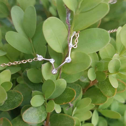 Collar Zodiaco - Constelación Dorado y Plateado - ACUARIO