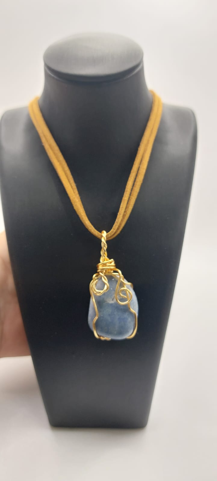 Colgante único y artesanal de Amazonita