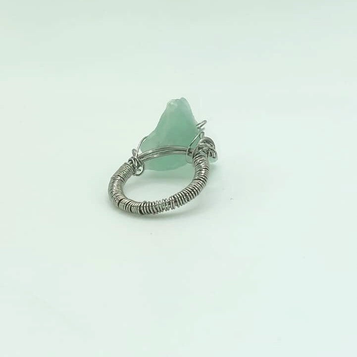 Anillo Único y Artesanal - Fluorita