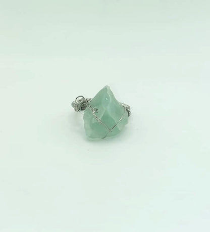 Anillo Único y Artesanal - Fluorita