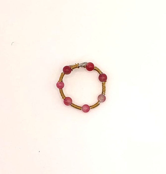 Anillo Único y Artesanal - Jade Sandía