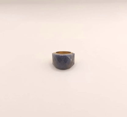Anillo de acero inoxidable - Apatita