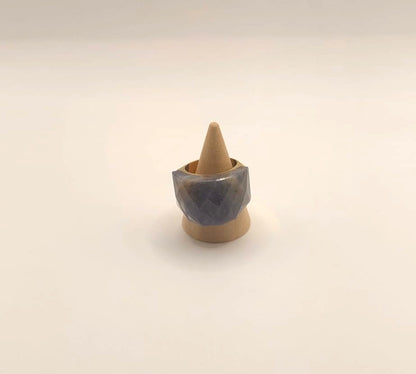 Anillo de acero inoxidable - Apatita