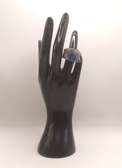 Anillo de acero inoxidable - Apatita