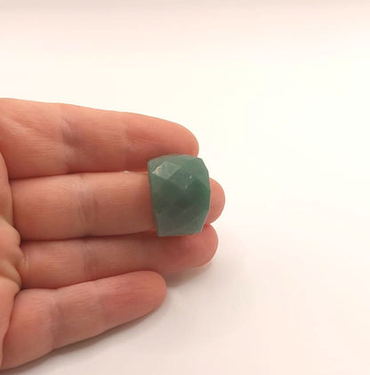 Anillo de acero inoxidable - Aventurina