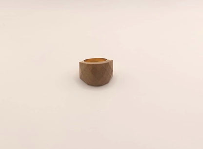 Anillo de acero inoxidable - Cuarzo Hematoide