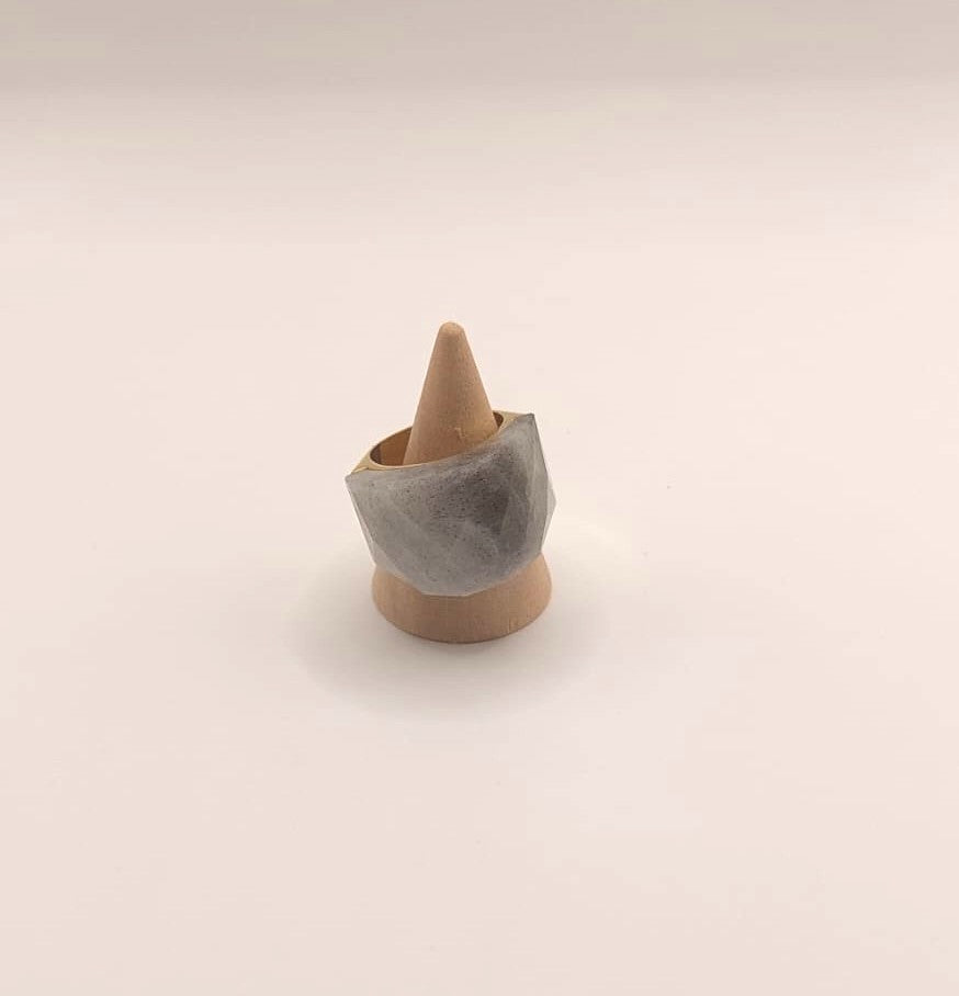 Anillo de acero inoxidable - Labradorita