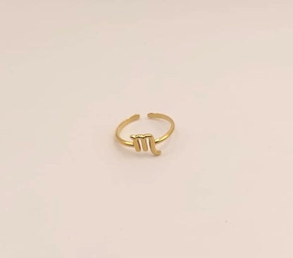 Anillo Zodiaco - Símbolo - ESCORPIO