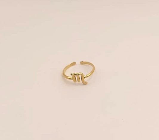 Anillo Zodiaco - Símbolo - ESCORPIO