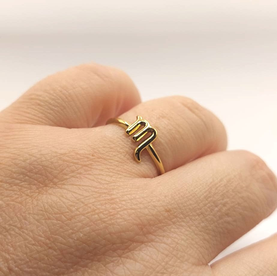Anillo Zodiaco - Símbolo - ESCORPIO