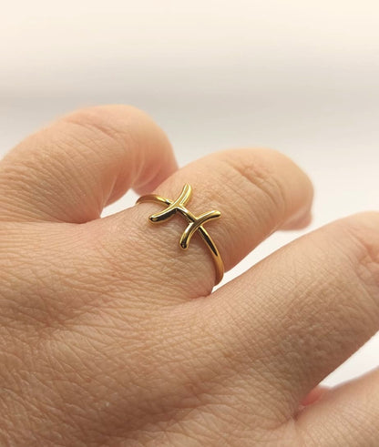 Anillo Zodiaco - Símbolo - PISCIS