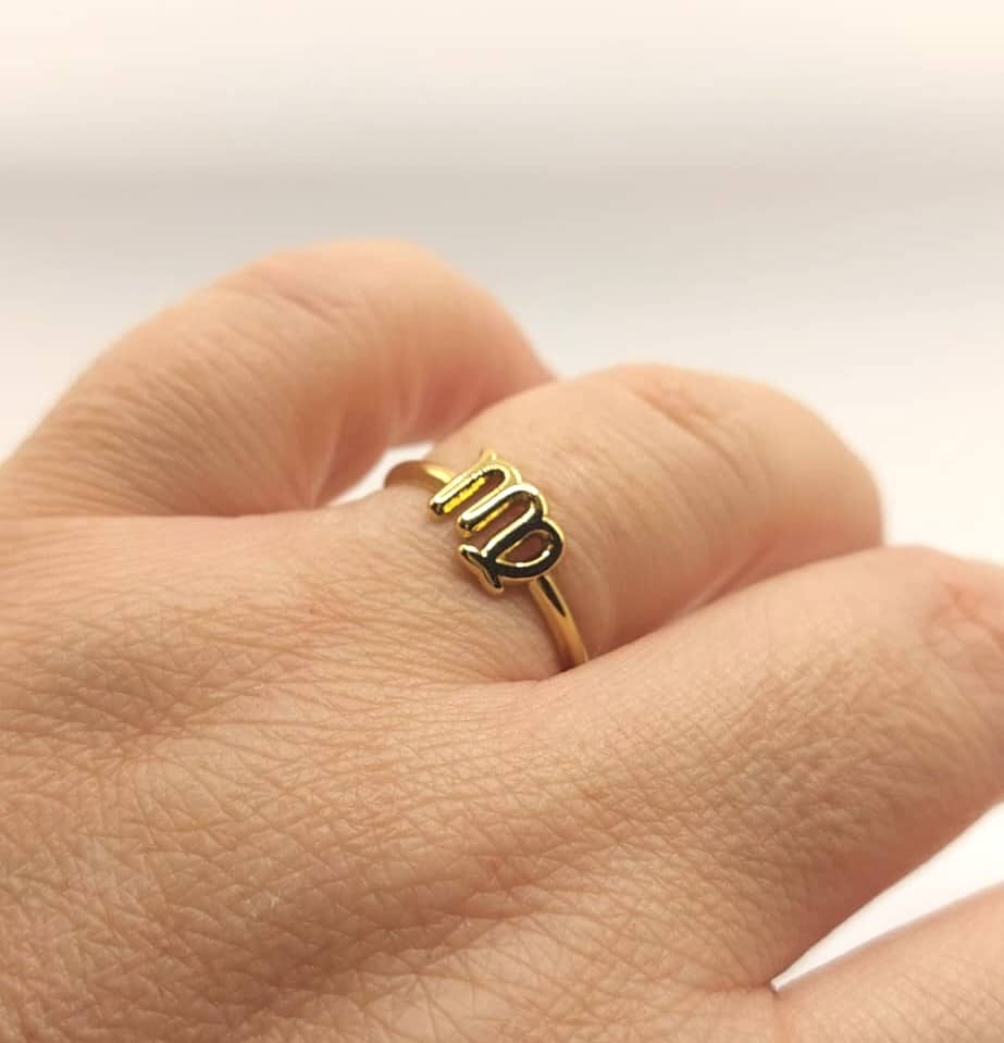 Anillo Zodiaco - Símbolo - VIRGO