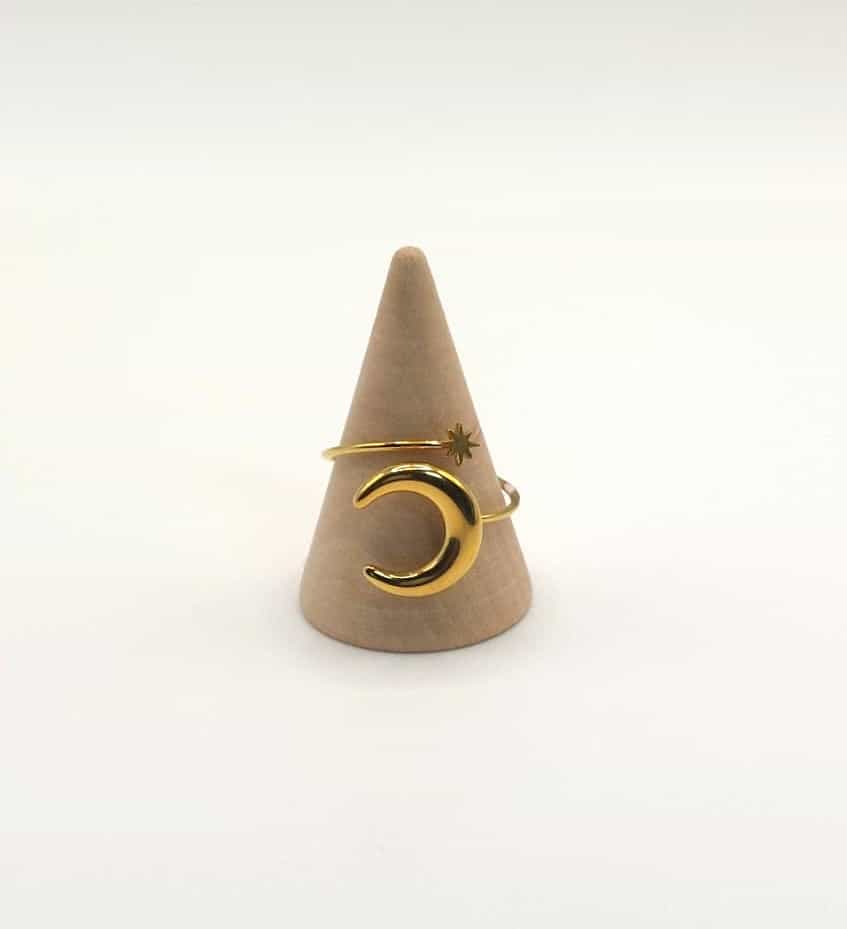 Anillo Luna y Estrella