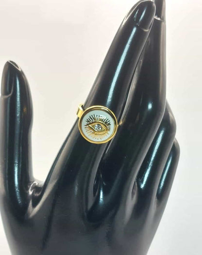 Anillo Ojo Turco - Redondo