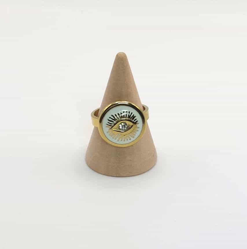 Anillo Ojo Turco - Redondo