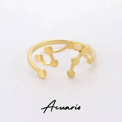 Anillo Zodiaco - Constelación - ACUARIO