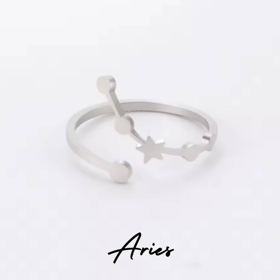 Anillo Zodiaco - Constelación - ARIES