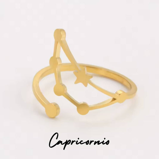 Anillo Zodiaco - Constelación - CAPRICORNIO