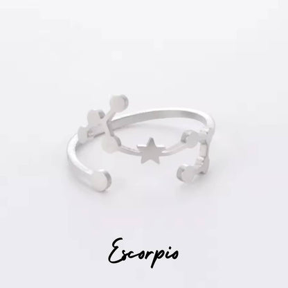 Anillo Zodiaco - Constelación - ESCORPIO