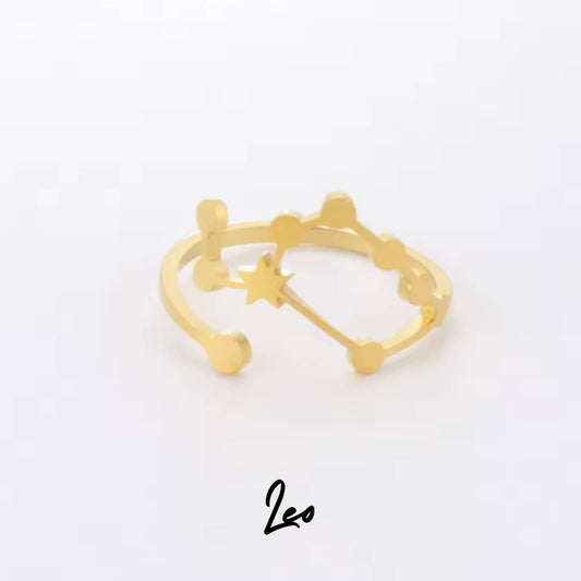 Anillo Zodiaco - Constelación - LEO