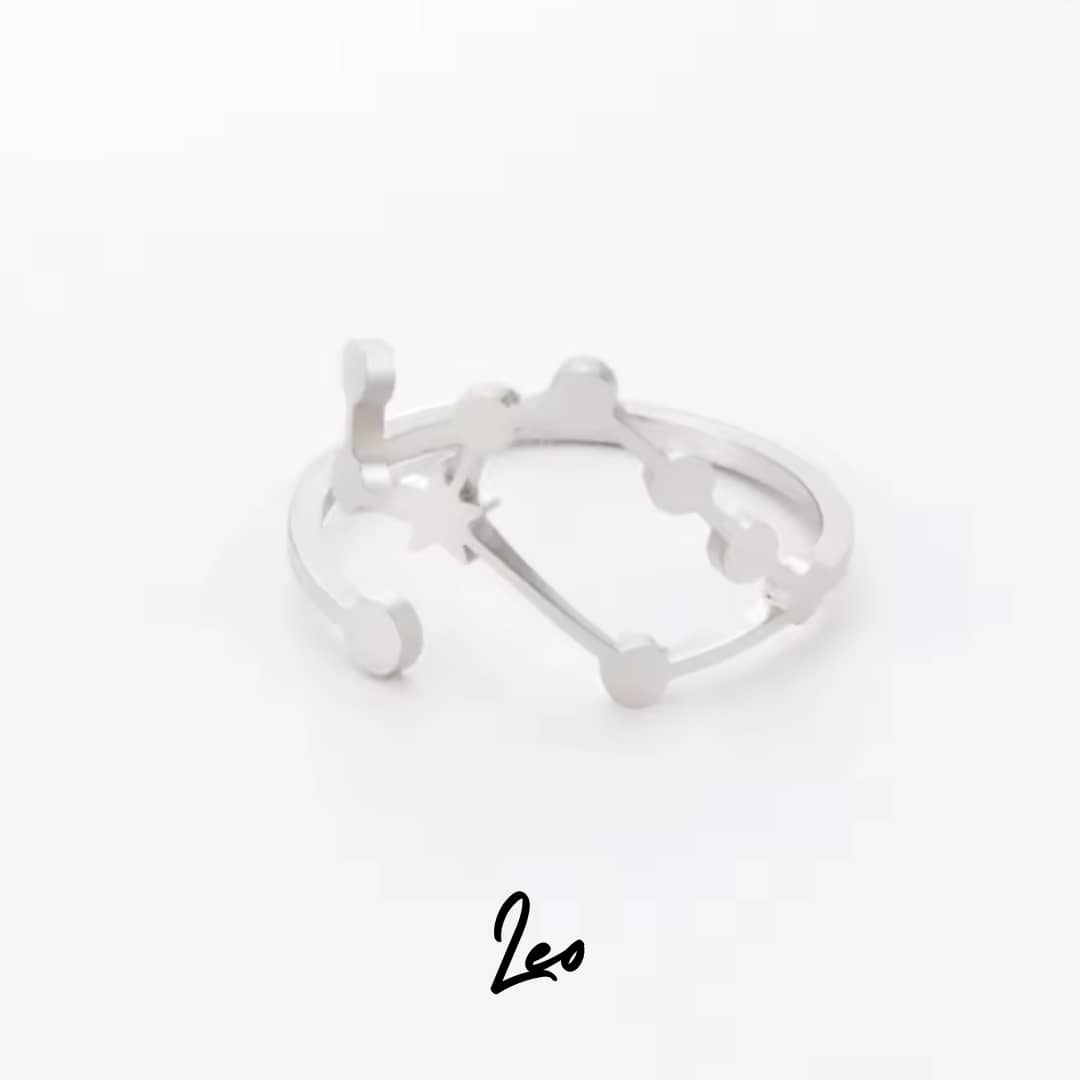 Anillo Zodiaco - Constelación - LEO