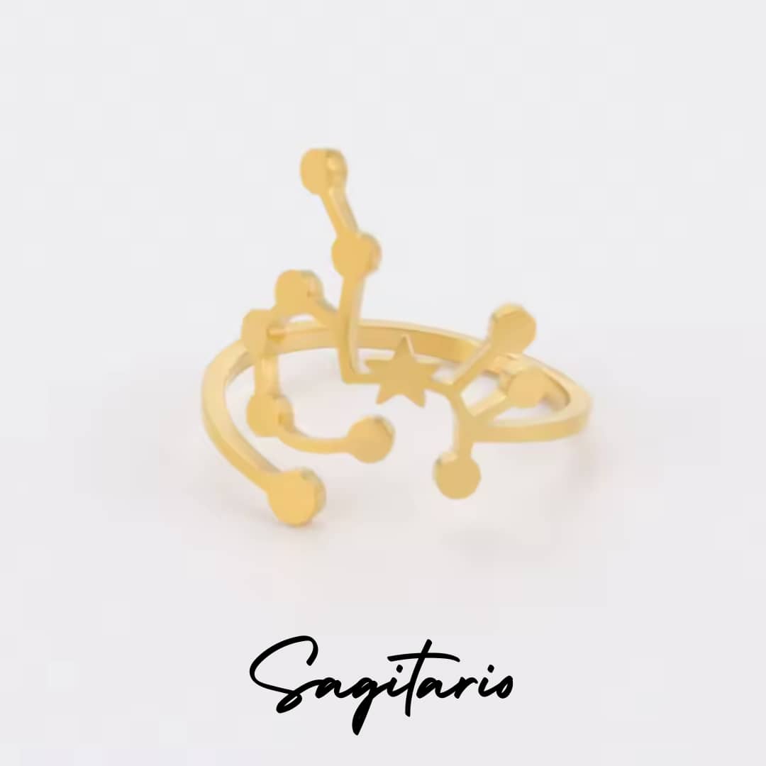 Anillo Zodiaco - Constelación - SAGITARIO