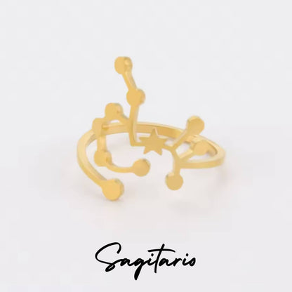 Anillo Zodiaco - Constelación - SAGITARIO
