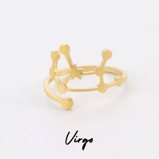 Anillo Zodiaco - Constelación - VIRGO