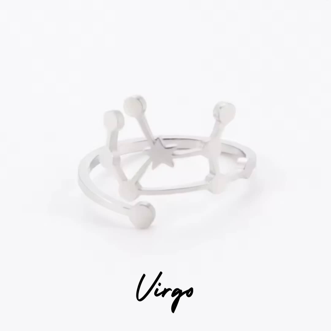 Anillo Zodiaco - Constelación - VIRGO