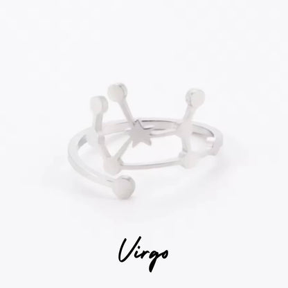 Anillo Zodiaco - Constelación - VIRGO