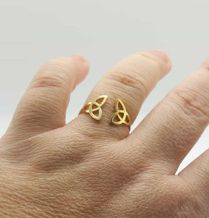 Anillo Triqueta Doble