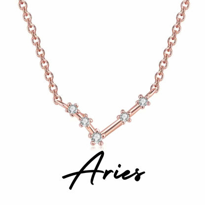 Collar Zodiaco - Constelación Rosa