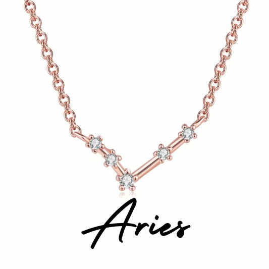 Collar Zodiaco - Constelación Rosa - ARIES