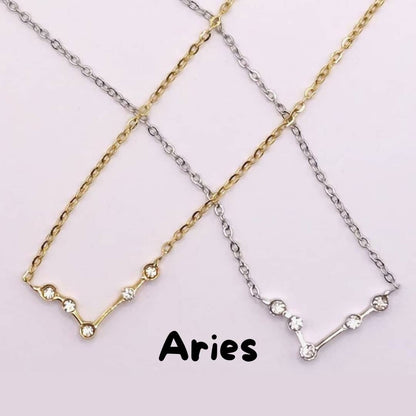 Collar Zodiaco - Constelación Dorado y Plateado