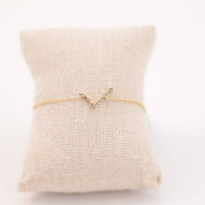 Pulsera Zodiaco - Constelación Dorado y Plateado - ARIES